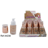 PACK DE 16 MAQUILLAGE FLUIDE MAX COVER (1,25€ / UN.)- LETICIA WELL -  idc institute en gros