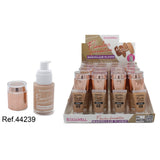 PACK DE 16 MAQUILLAGE FLUIDE MAX COVER (1,25€ / UN.)- LETICIA WELL -  idc institute en gros