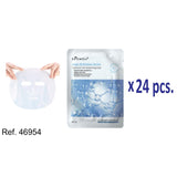 PACK DE 24 MASQUE VISAGE ACIDE HYALURONIQUE 25ML. (0.58 € L'/ UN.) - LETICIA WELL