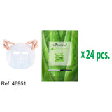 PACK DE 24 MASQUE VISAGE ALOE VERA 25ML. (0.58 € L'/ UN.) - LETICIA WELL -  idc institute en gros