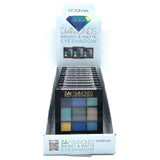LOT DE 12 OMBRE À PAUPIERES 9 COULEURS DIAMONS 24K.(0.95€ /UN.) - D'DONNA -  idc institute en gros