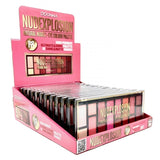 LOT DE 12 PALETTE DE FARDS À PAUPIÈRES NUDE EXPLOSION (2.19 € L'/UN.) - D'DONNA -  idc institute en gros