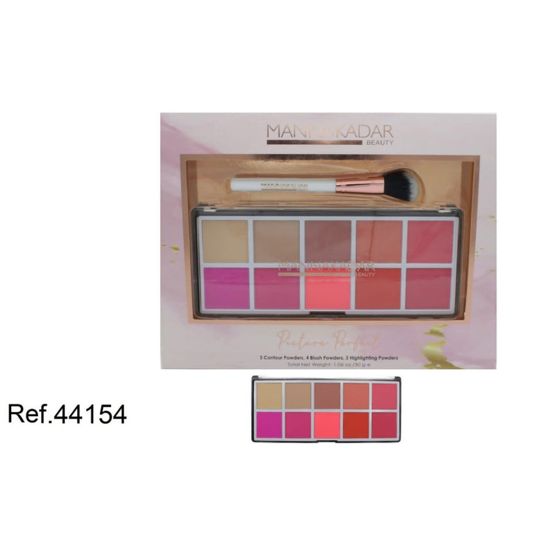LOT DE 12 PALETTE DE MAQUILLAGE PICTURE PERFECT(2,59 € L'/UN.) - LETICIA WELL -  idc institute en gros