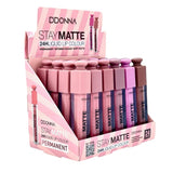 PACK DE 24 STAY MATTE LIQUID LIP COLOR 24H.(0.63€ / UN.) - D'DONNA
