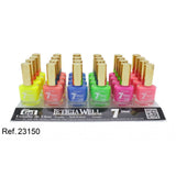 PACK DE 24 VERNIS À ONGLES EFFET GEL 6 COULEURS (0.59€ / UN.) - LETICIA WELL