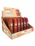 Présentoir de 24 ROUGE À LEVRES MATTE COOL MARRON 24H D'DONNA