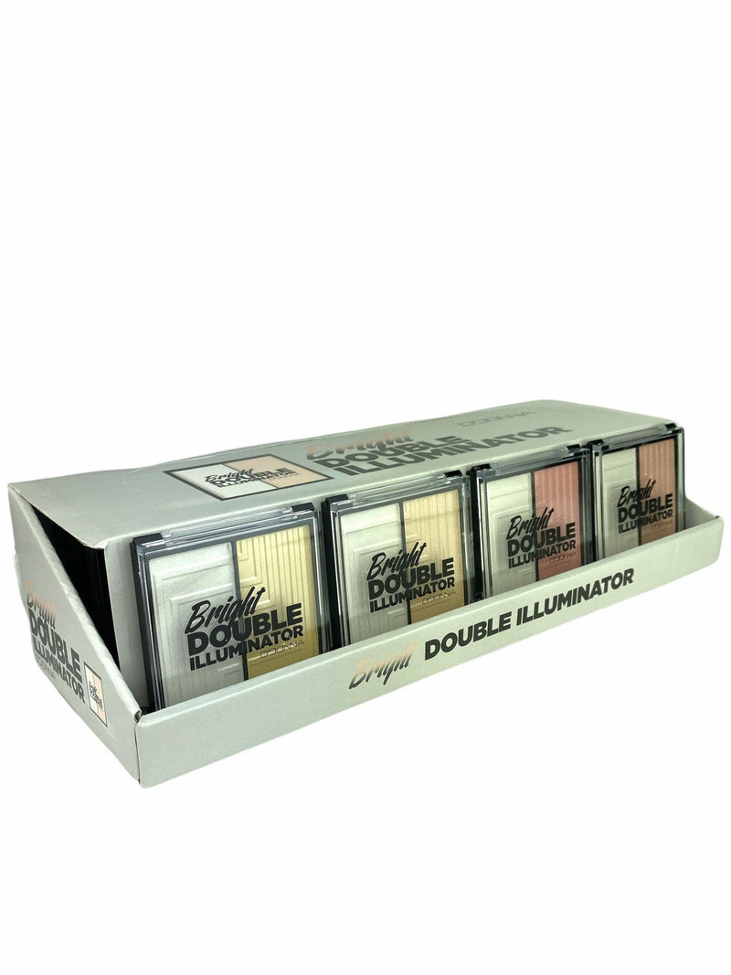 Présentoir de 24 POUDRE COMPACTE "DOUBLE ILUMINATEUR" - D'DONNA - idc institute en gros